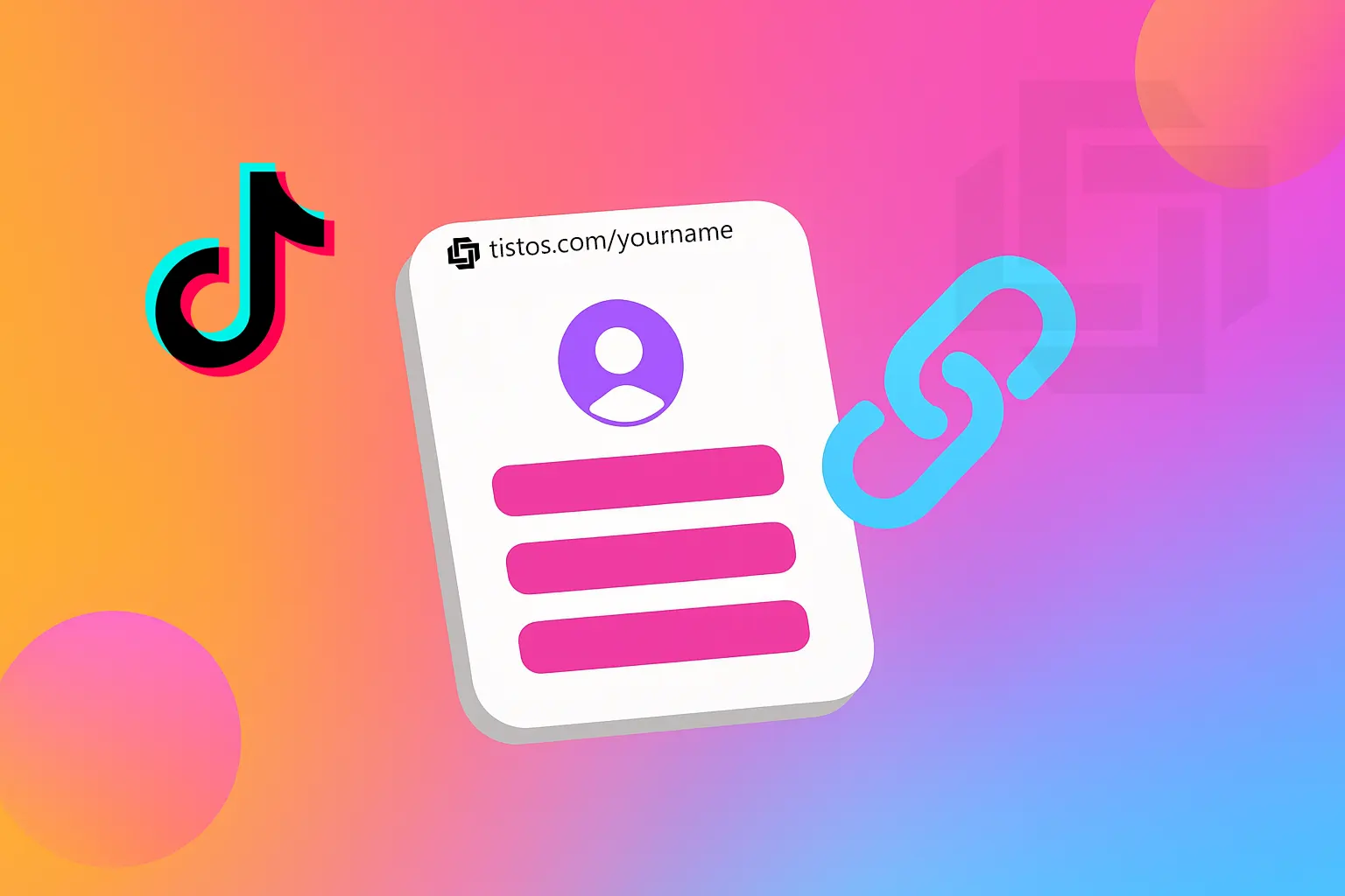 TikTok үшін керемет био сілтемесін бірнеше минутта TisTos.com арқылы жасаңыз